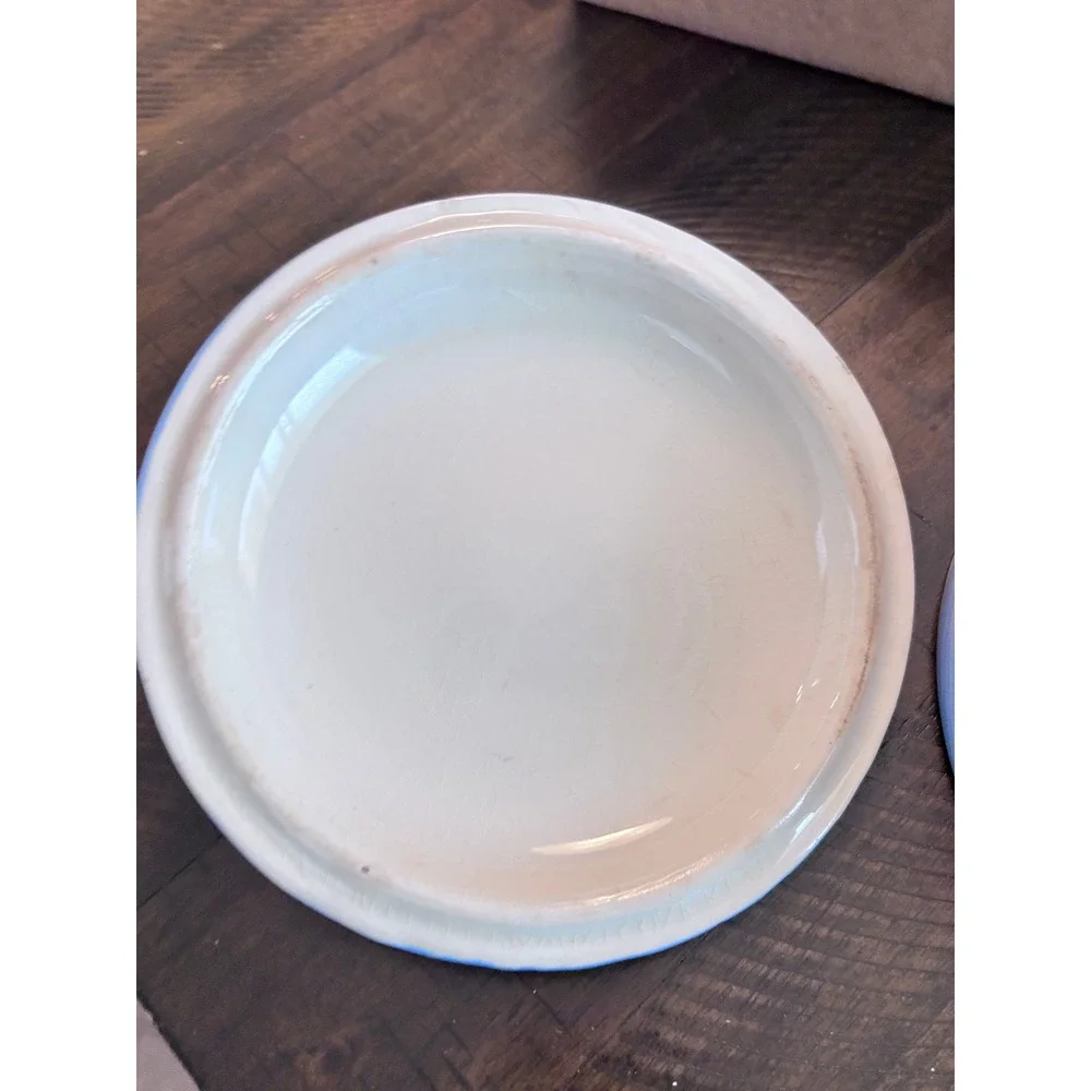 Harker Pottery‎ Cameoware -Dainty Flower Blue (Virginia)-8.5